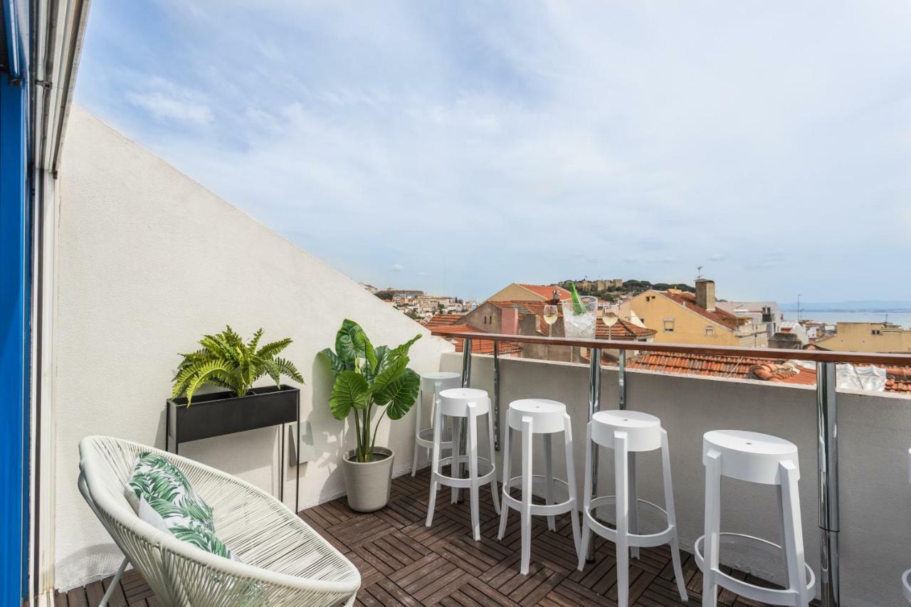 Rossio Penthouse Three-Bedroom Apartment W/ River View And Parking - By Lu Holidays Lizbona Zewnętrze zdjęcie